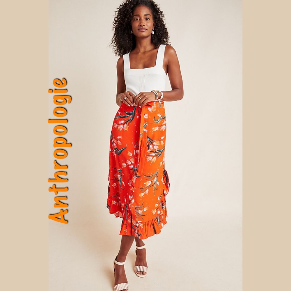 🍊 Anthropologie Maxi Skirt